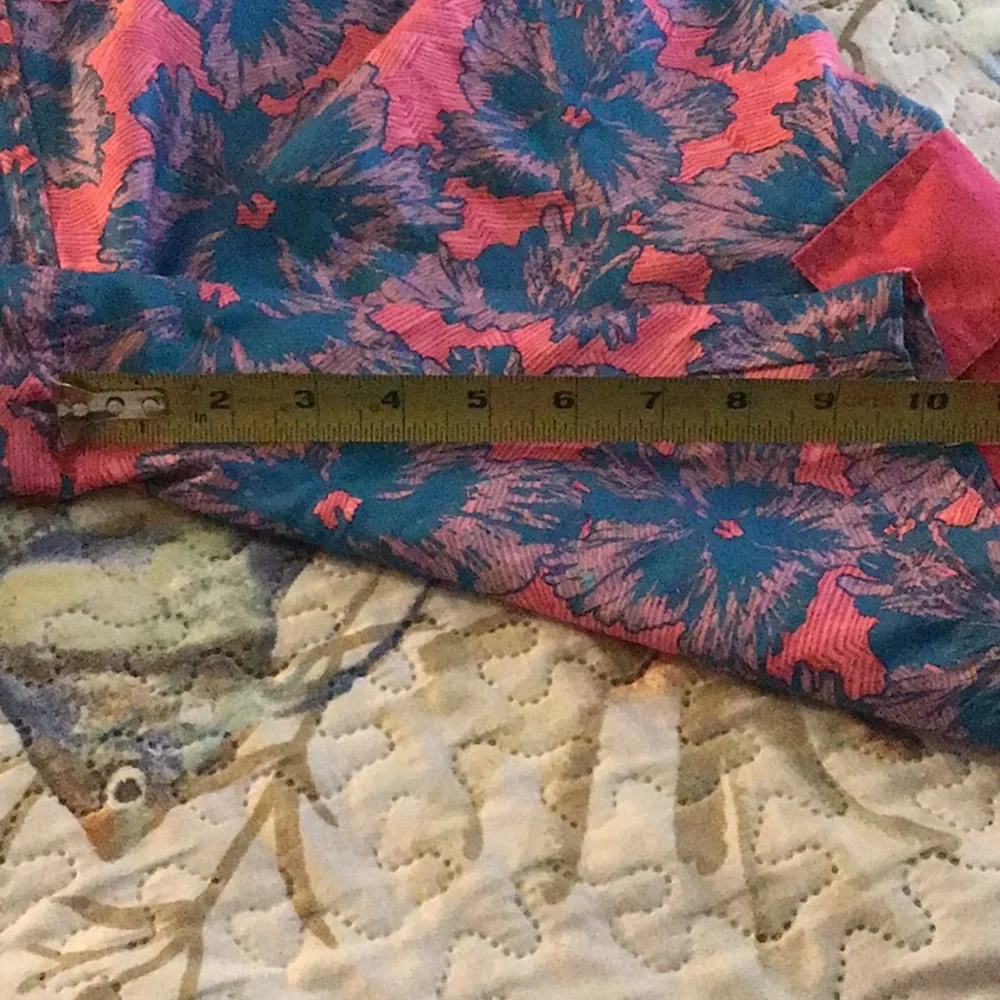 Red Camel board shorts pink blue 36W 🏖 pockets bright color